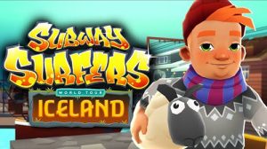 Game Subway Surfers Iceland online. Play for free