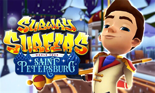 Subway Surfers St. Petersburg em Jogos na Internet